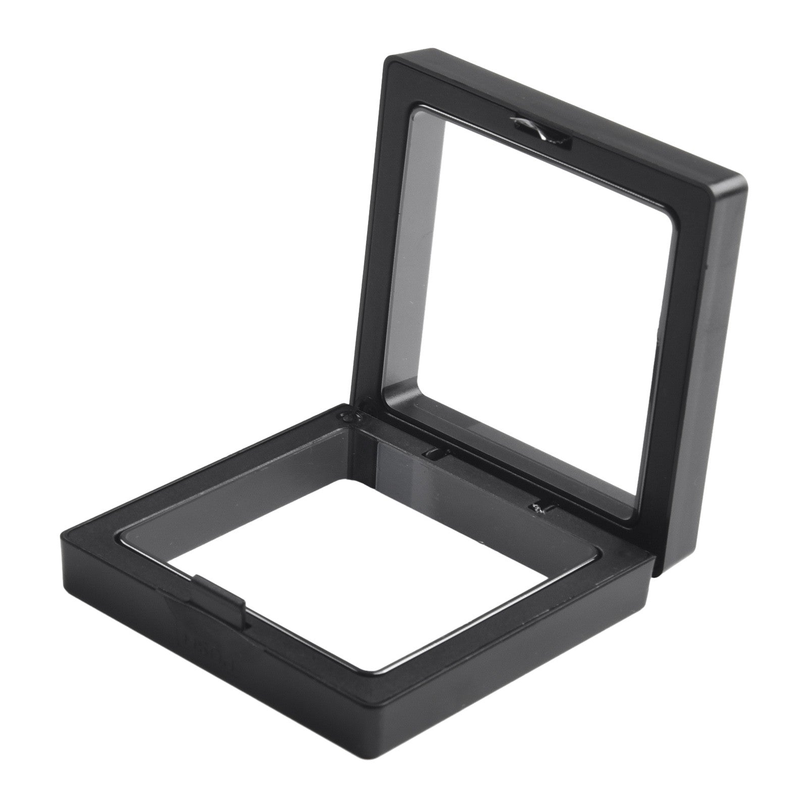 5/10pcs 3D Floating Frame Jewelry Ring Coin Display Stand Holder Storage Box Hou