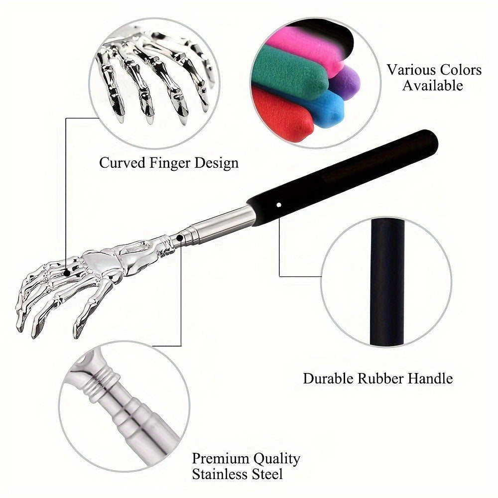 Portable Extendable Back Scratcher Stainless Steel Telescoping Back Scratcher fo