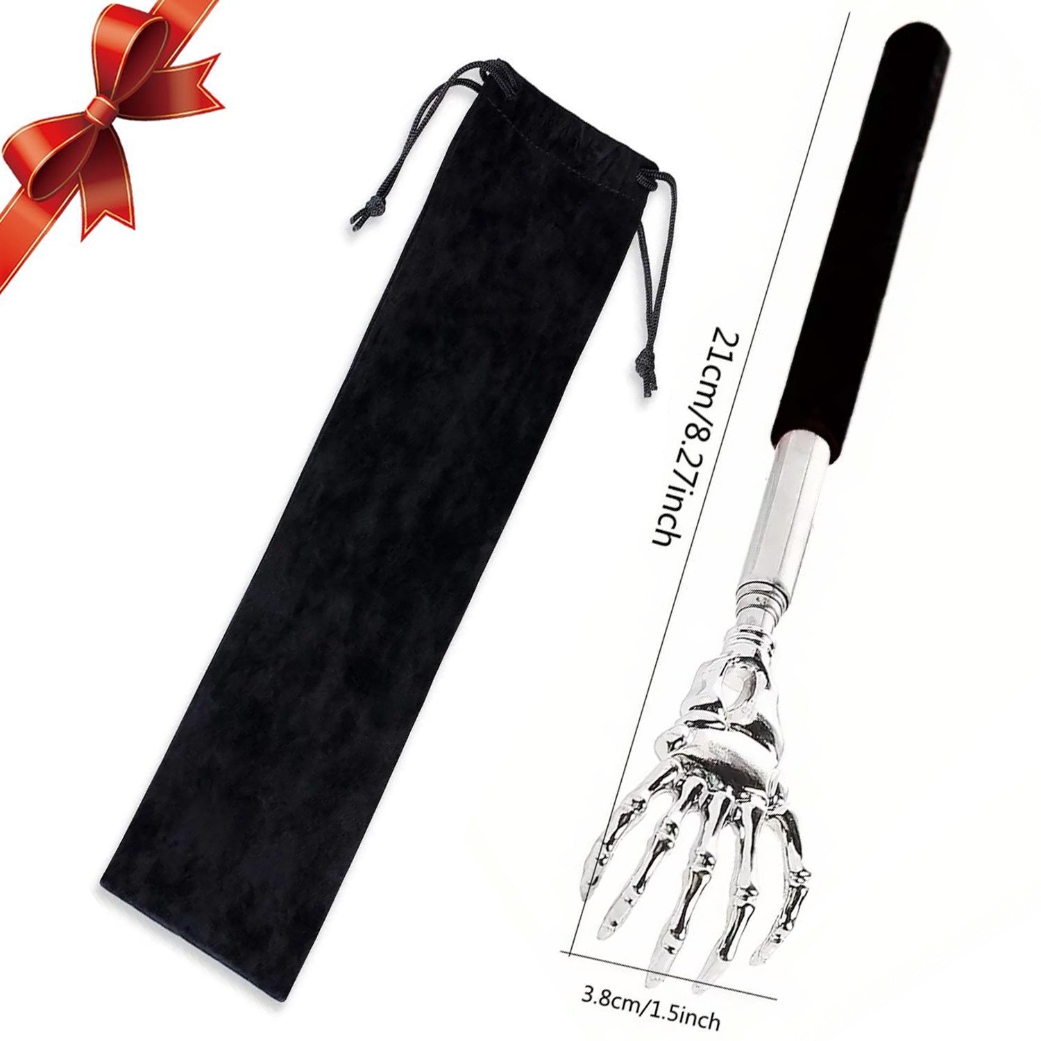 Portable Extendable Back Scratcher Stainless Steel Telescoping Back Scratcher fo