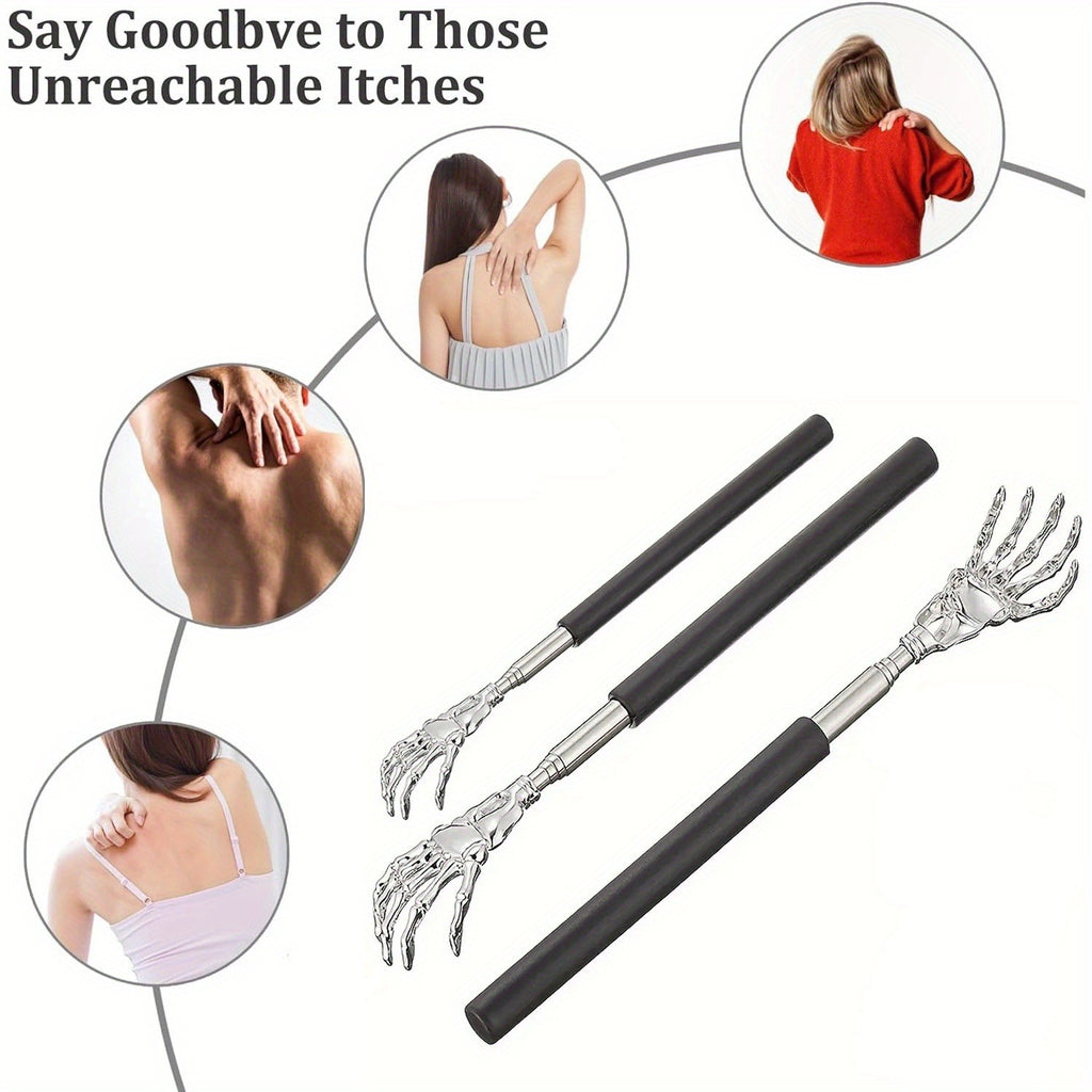 Portable Extendable Back Scratcher Stainless Steel Telescoping Back Scratcher fo