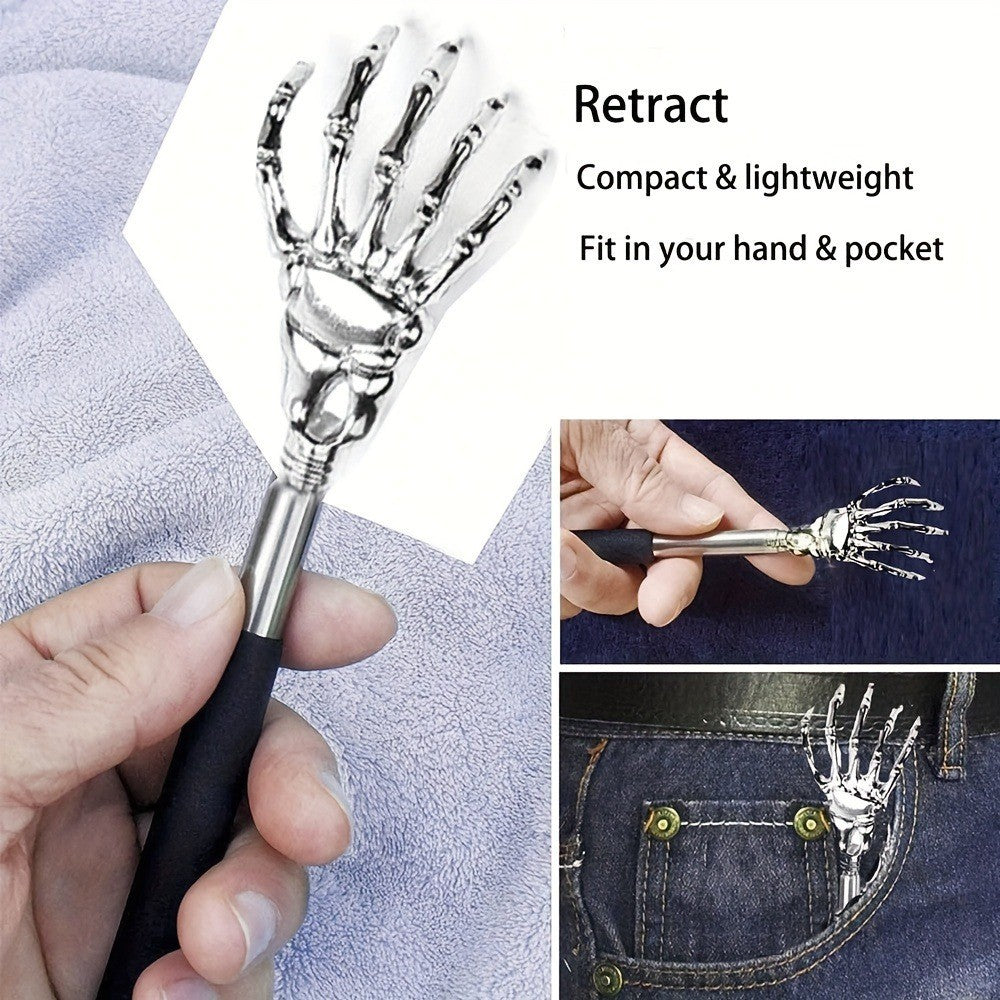 Portable Extendable Back Scratcher Stainless Steel Telescoping Back Scratcher fo
