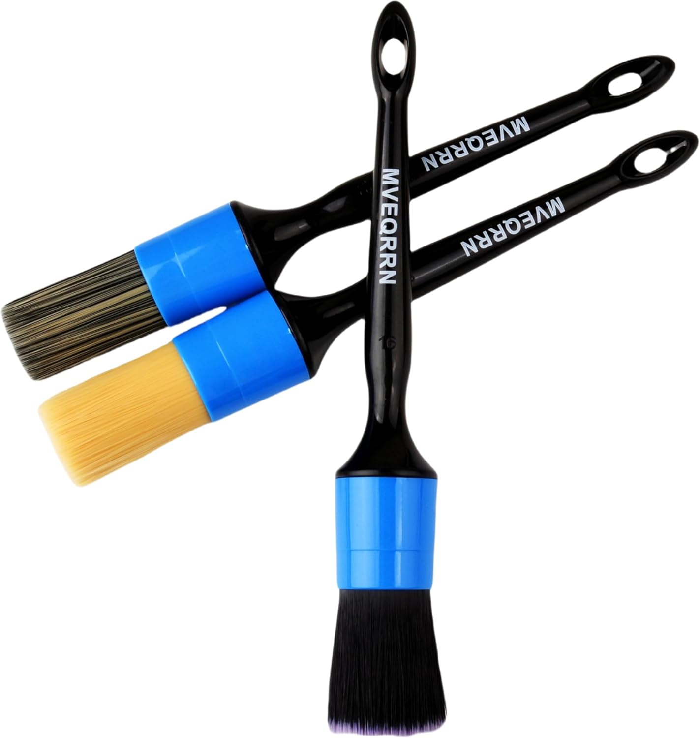 3pcs blue car detailing brush