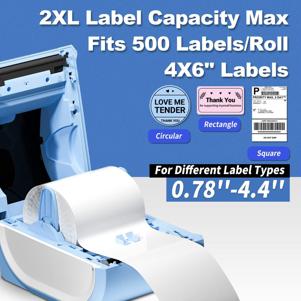 Phomemo Ethernet Thermal Label Printer 4x6, Bluetooth Shipping Label Printer for Small Business, Home, Office, 300DPI Wireless Thermal Printers Compatible with Ethernet/Bluetooth/USB, Etsy, USPS
