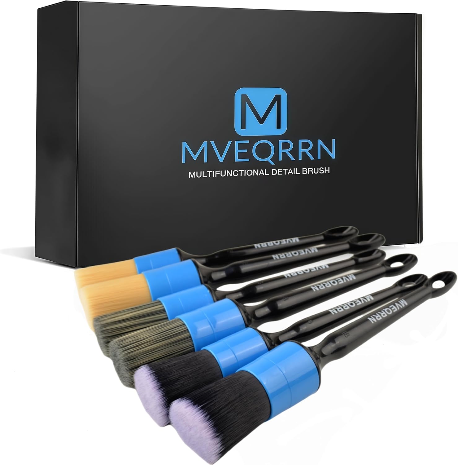 6pcs blue car detailing brush