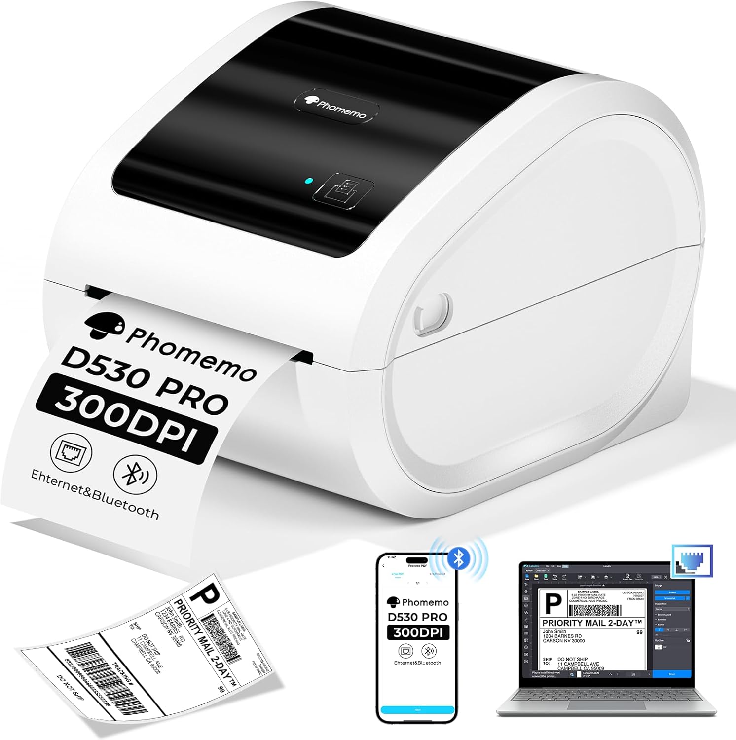 300DPI+EthernetWhite